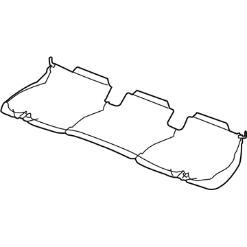 Dodge 68102831AA Cushion Frame