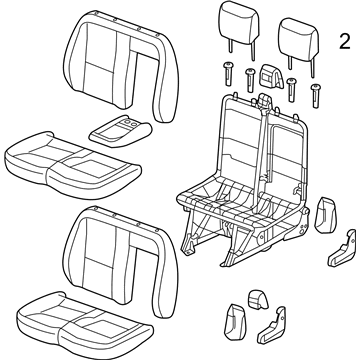 Ram 1XE16JXWAD Seat Assembly