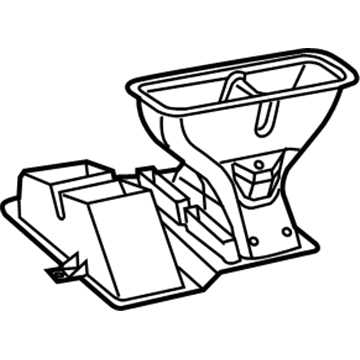Ram 68050673AA Floor Duct
