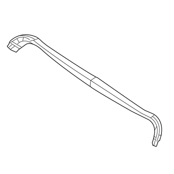 Mopar 1BZ30HDAAB Upper Gate Trim, Rear