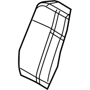 Mopar 68034077AA Seat Back Pad, Rear Driver Side