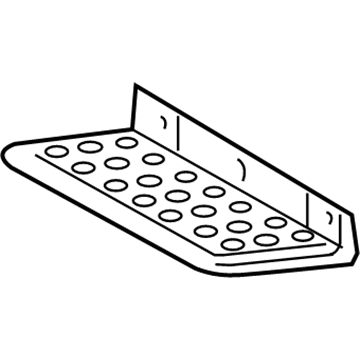 Mopar 5104136AA Plate, Front Driver Side