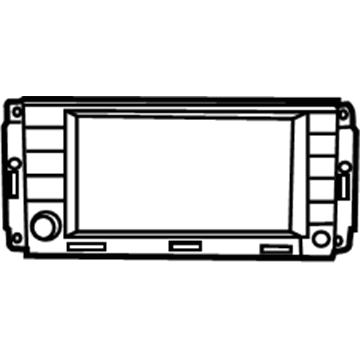 Mopar 5064942AD AM/FM Radio