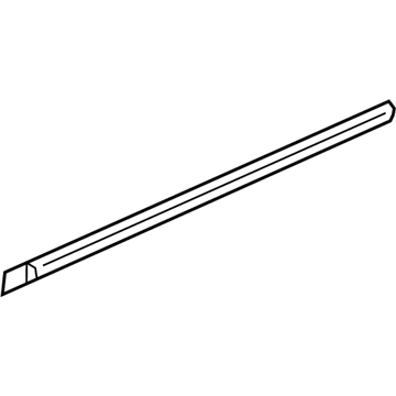 Mopar 5ZH26SZ0AB Body Side Molding, Rear Passenger Side