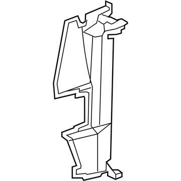 Mopar 57010357AA Air Guide, Front Driver Side