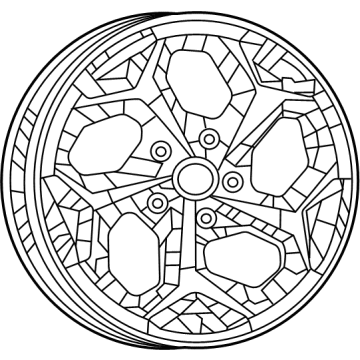 Chrysler 4755554AA Wheel, Alloy