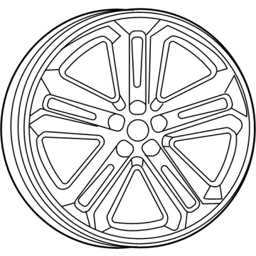 Chrysler 7BE53LS1AA Wheel, Alloy