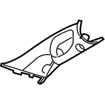 Mopar 5JJ89BD1AA Windshield Pillar Trim, Driver Side