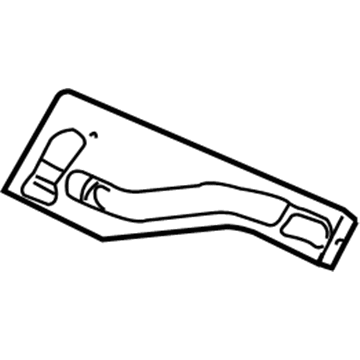 Mopar 5109035AC Striker Reinforcement, Outer Driver Side