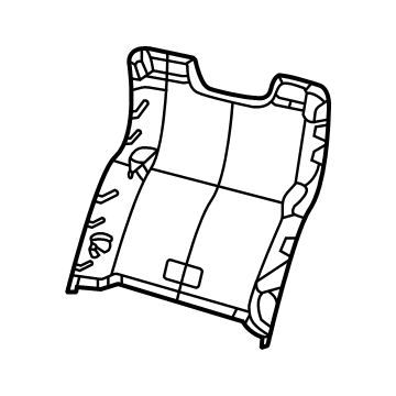 Dodge 1YZ94DX9AA Rear Trim Panel