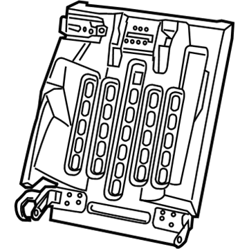 Mopar 68084454AC Seat Back Frame, Rear Passenger Side