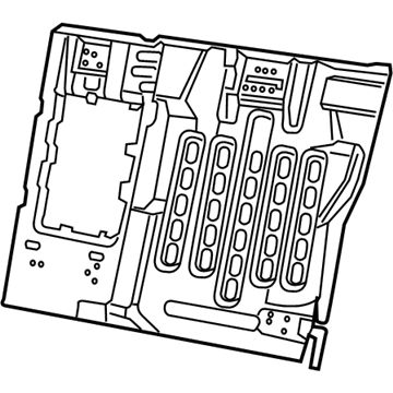 Mopar 68084451AC Seat Back Frame, Rear Driver Side
