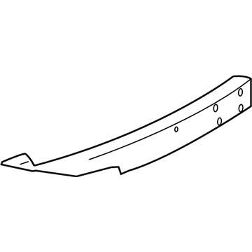 Mopar 5303769AC Impact Bar, Rear