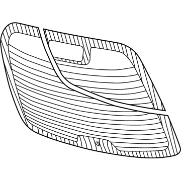 Mopar 4724740AF Lift Gate Glass, Rear