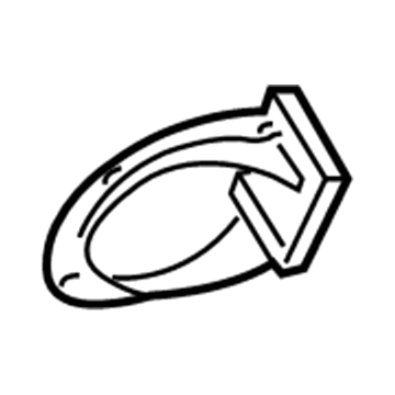 Mopar 68096344AD Fuel Door Bracket