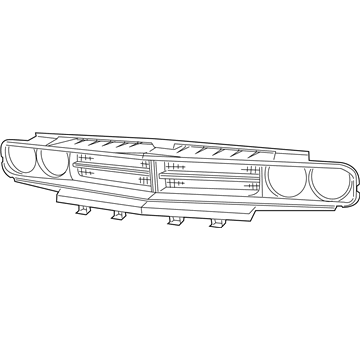 2012 Dodge Challenger Grille - 68109855AB