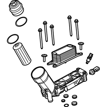 Ram 68596318AB Oil Filter Housing