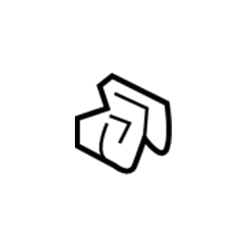 Mopar 55056423AA Lower Shroud Clip