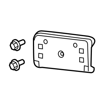Jeep 68293738AA License Bracket