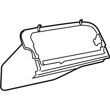 Mopar 1VJ02DX9AA Glove Box, Front Upper
