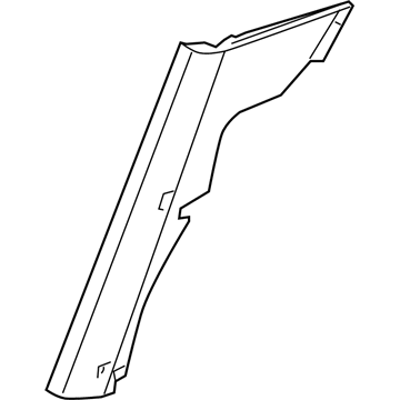 Mopar UM50XDBAF Lower Panel, Gray, Rear Passenger Side