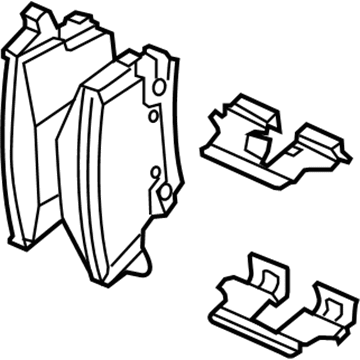 Mopar 68245118AB Brake Pads, Rear