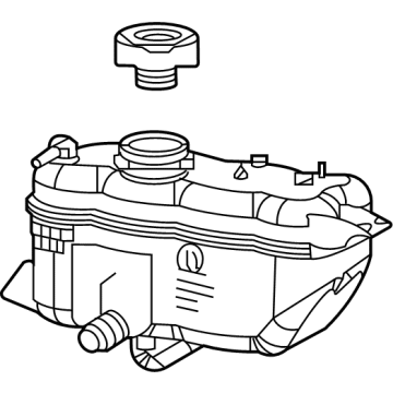 Jeep Grand Cherokee Coolant Reservoir - 68379825AB