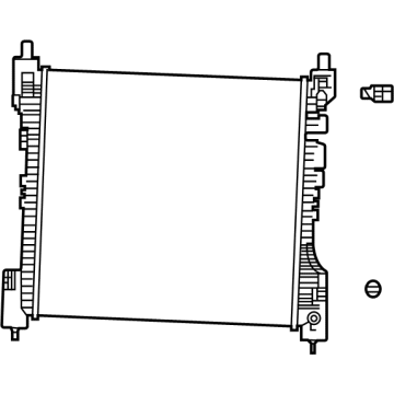 Jeep Grand Cherokee L Radiator - 68488315AB