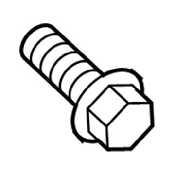 Chrysler 6100568 Windshield Pillar Trim Screw