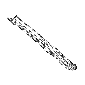 Mopar 68299451AE Cowl Grille, Front