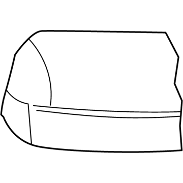 Mopar 1JB421T1AA Cushion Cover, Front Passenger Side