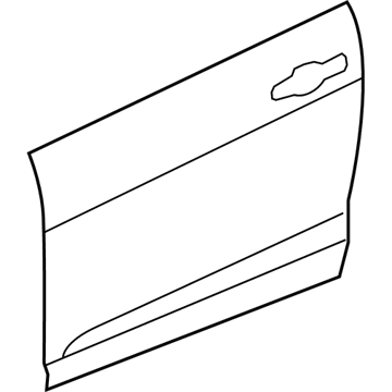 Mopar 68082242AC Outer Panel, Front Passenger Side