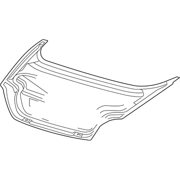 Mopar 4865482AI Trunk Lid, Rear