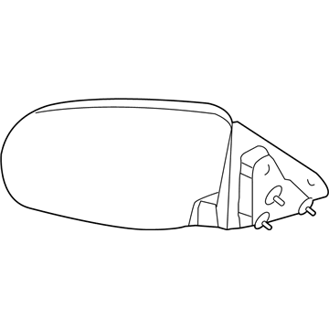 2008 Chrysler Sebring Car Mirror - 1AK921W1AC