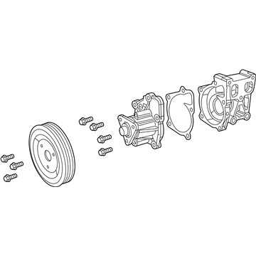 Jeep 5047389AC Water Pump Assembly