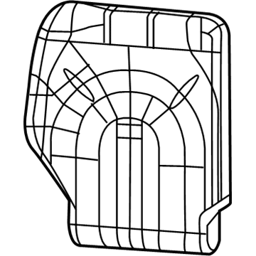 Chrysler 7BE82BDQAA Seat Back Cover