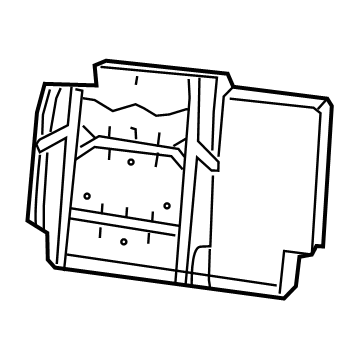 Mopar 68339103AA Seat Back Pad, Rear Passenger Side