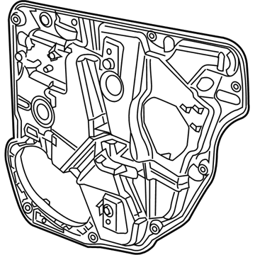 Mopar 68170230AA Carrier, Rear Passenger Side