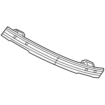 Mopar 68096065AA Impact Bar, Rear