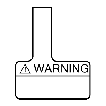 Ram 68265143AA Air Bag Label