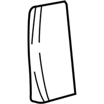 Mopar 5VT33DX9AA Handle Cover, Black, Front Inner Passenger Side