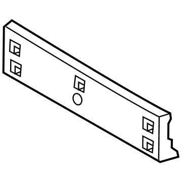 Jeep 68256473AA Bracket - License Plate