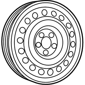 Dodge 68206561AA Wheel, Steel