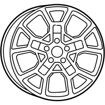 Mopar 5PN341STAA Wheel, Alloy