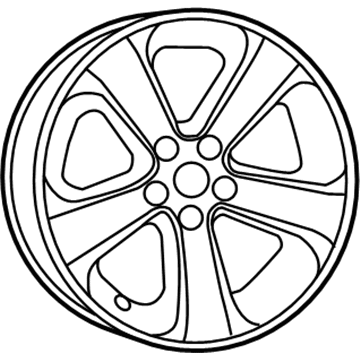 Dodge 1ZV90DD5AB Wheel, Alloy