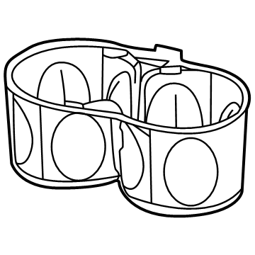 Chrysler 68312236AC Cup Holder