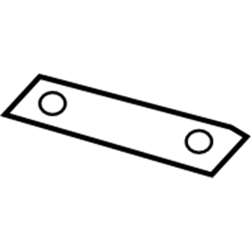 Mopar 5030611AA Bumper Cover Retainer Plate, Driver Side