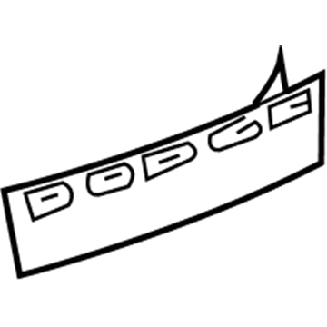Mopar WN80GXSAC Decal, Rear