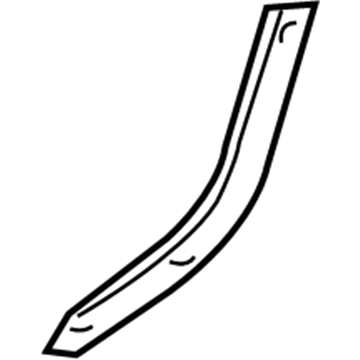Mopar 5029201AB Lower Retainer, Rear Driver Side