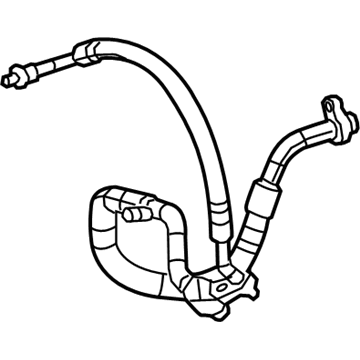 Jeep Cherokee A/C Hose - 68288351AB